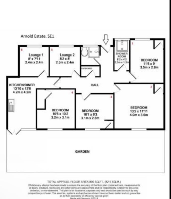 Room Tanner Street in Greater London
