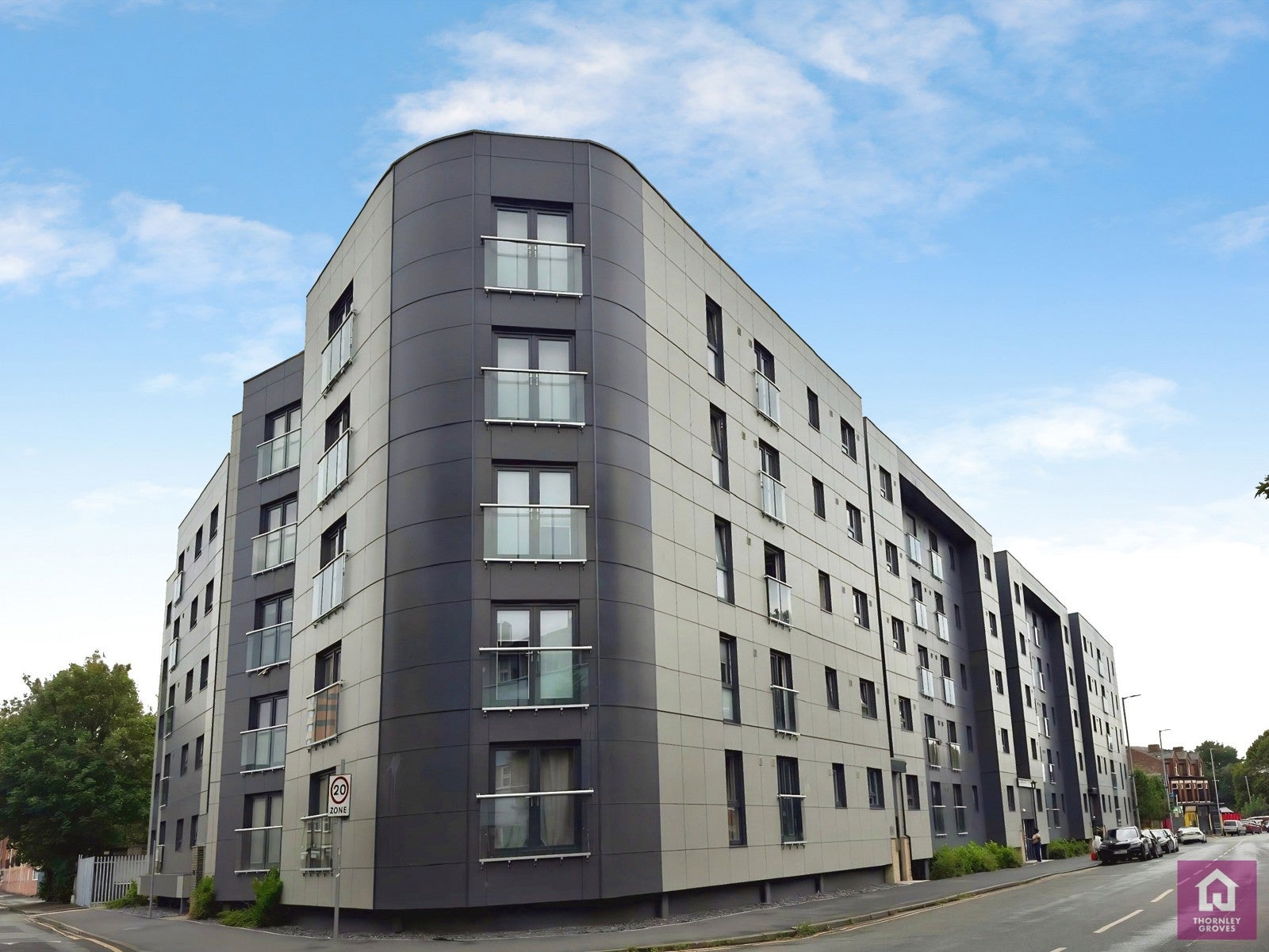 Flat City Road in Manchester