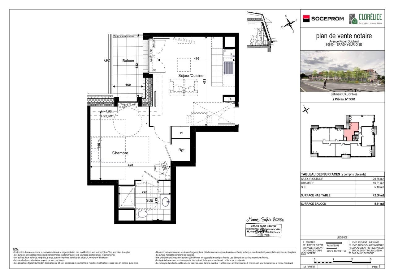 Appartement D 984 à Éragny-sur-Oise