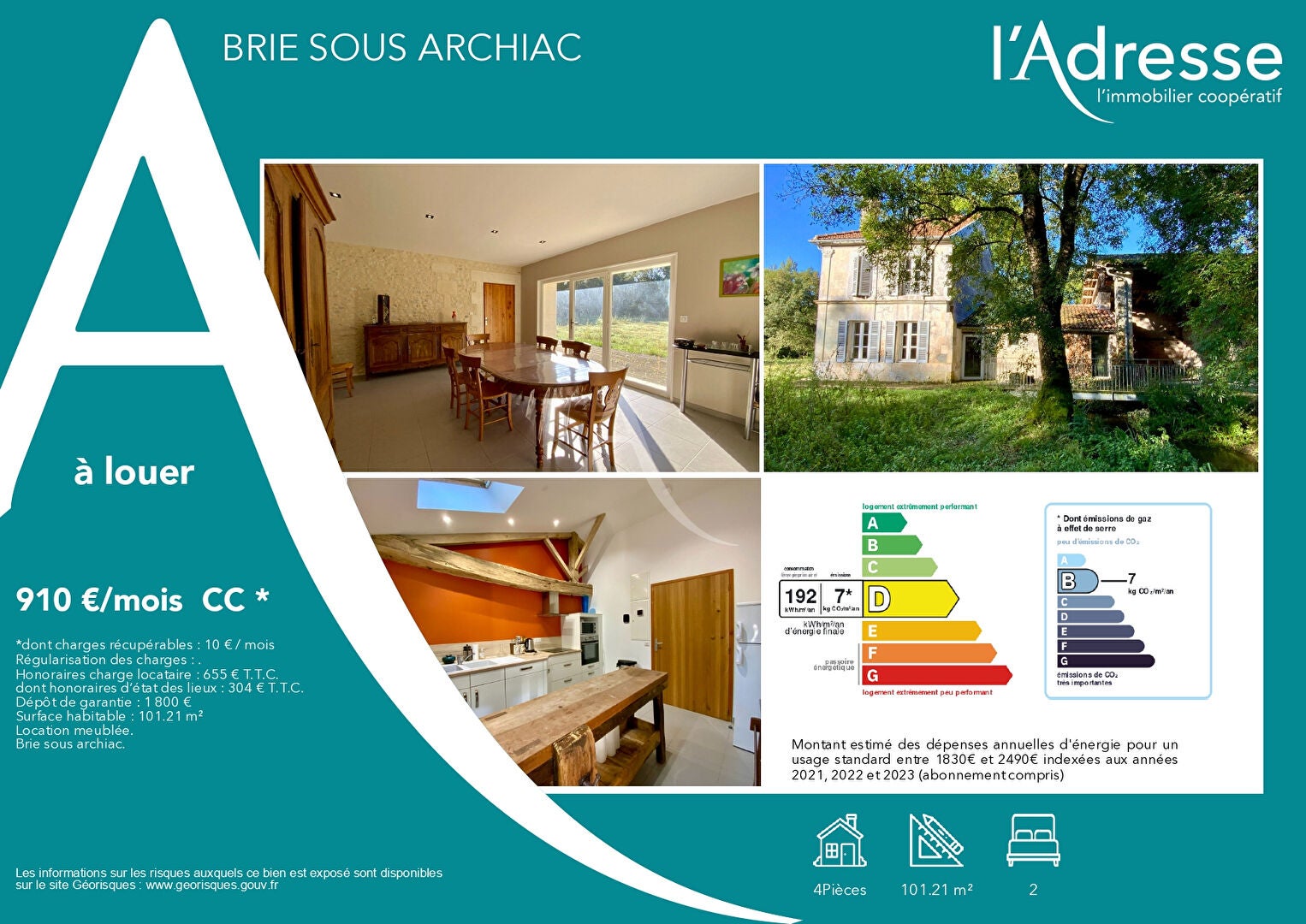 House Impasse du Bief in Brie-sous-Archiac