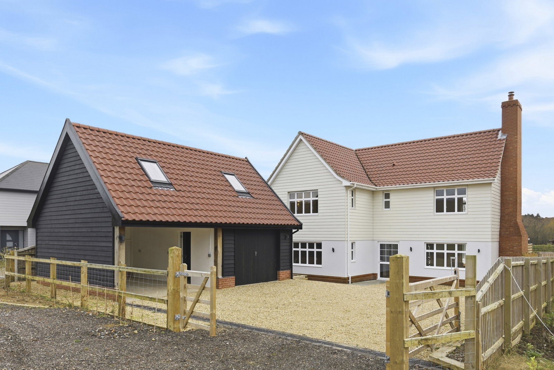 House Hall Road in East Suffolk