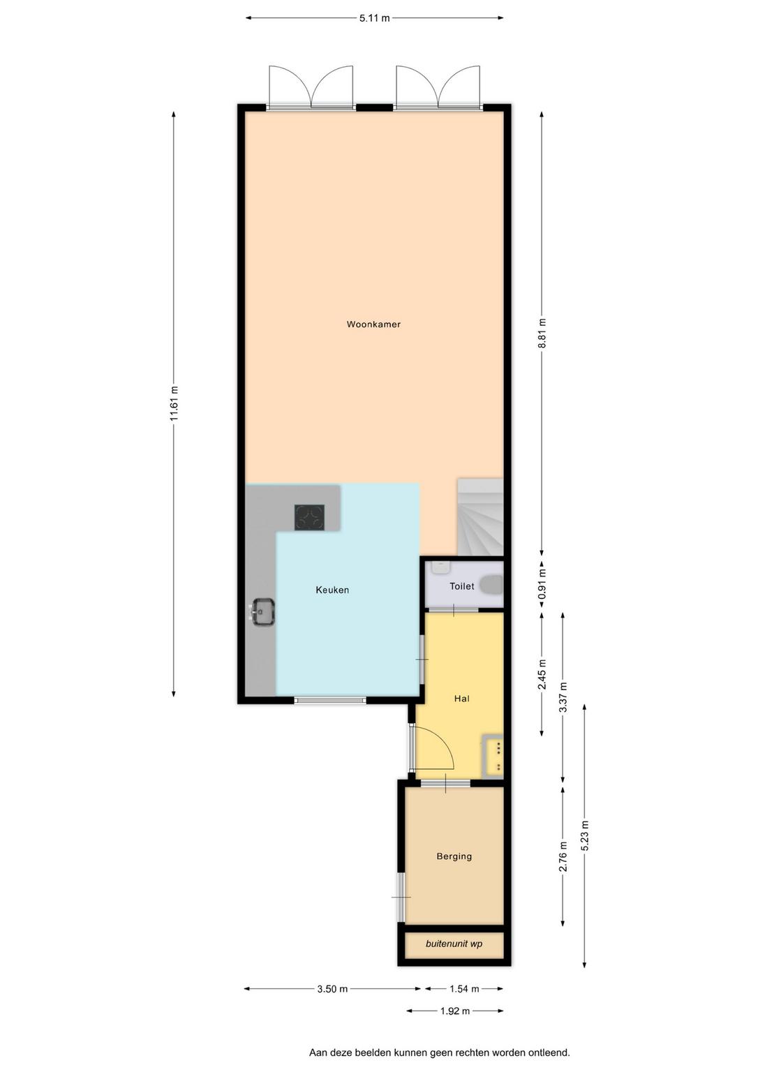 Huis Willem van der Zaenstraat 3 in Wormerveer