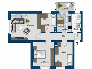 Wohnung Cracauer Straße in Magdeburg