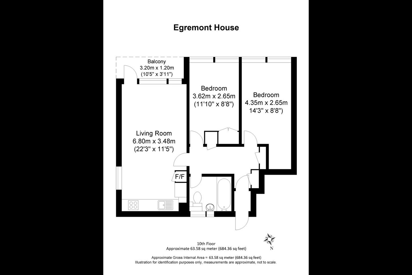 Flat Russett Way in Greater London