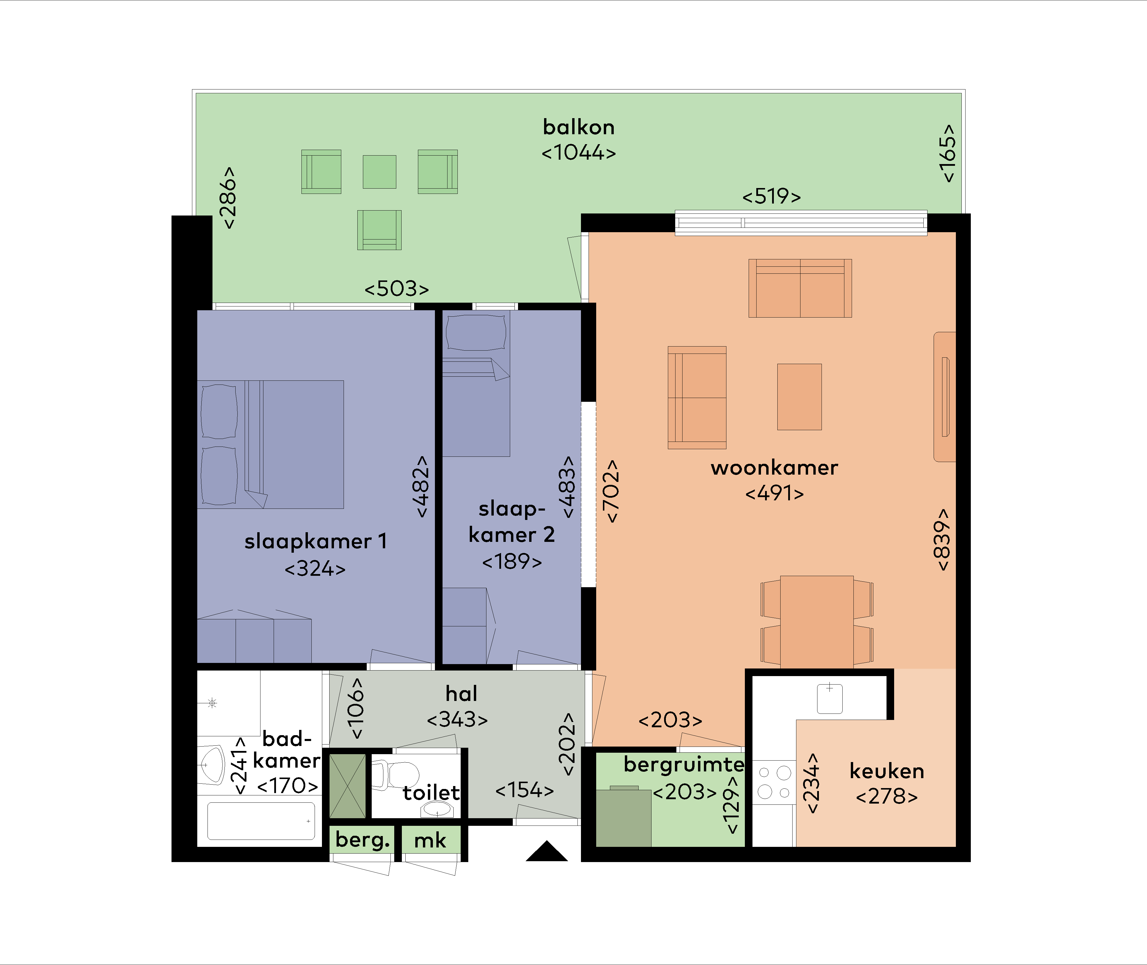 Flat Schoolstraat in Tilburg