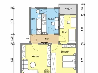 Wohnung Gebeschusstraße in Frankfurt am Main