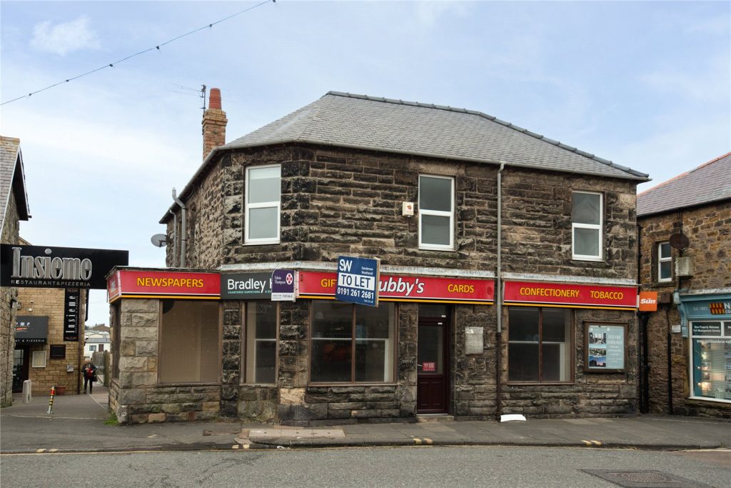 Flat Main Street in Seahouses