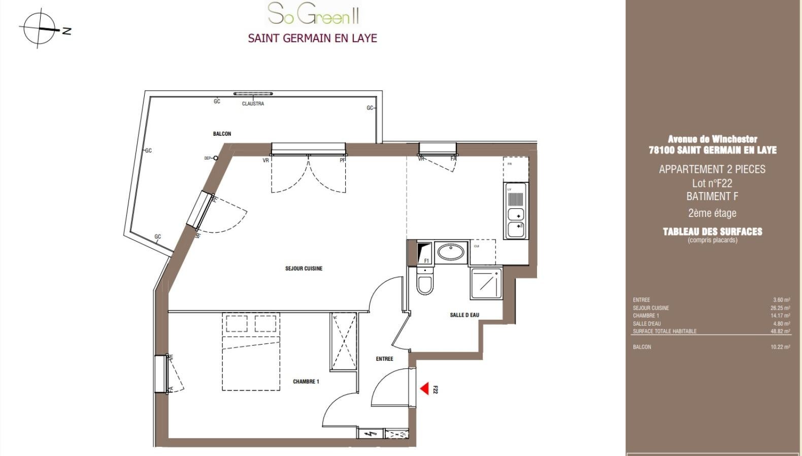 Appartement Venelle de la Chouette Hulotte à Saint-Germain-en-Laye