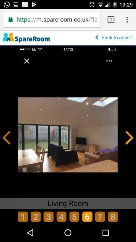Room Eldon Road in Greater London