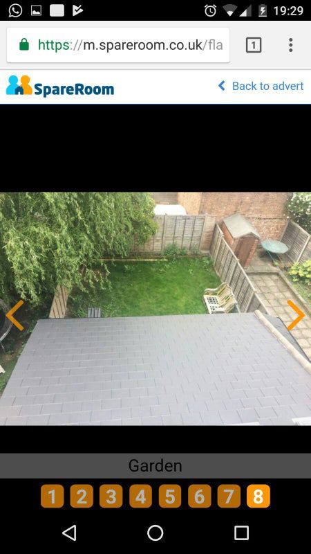 Room Eldon Road in Greater London