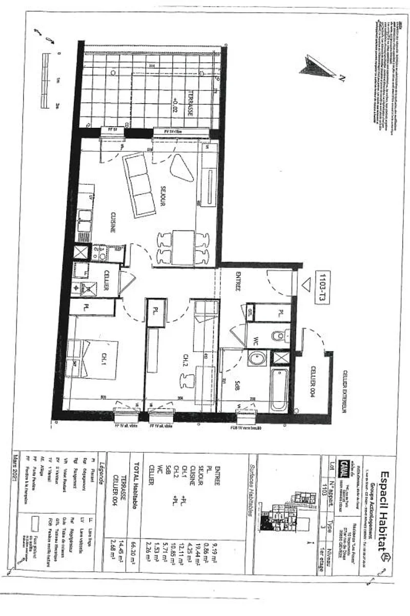 Appartement Rue de Dinan à Gévezé