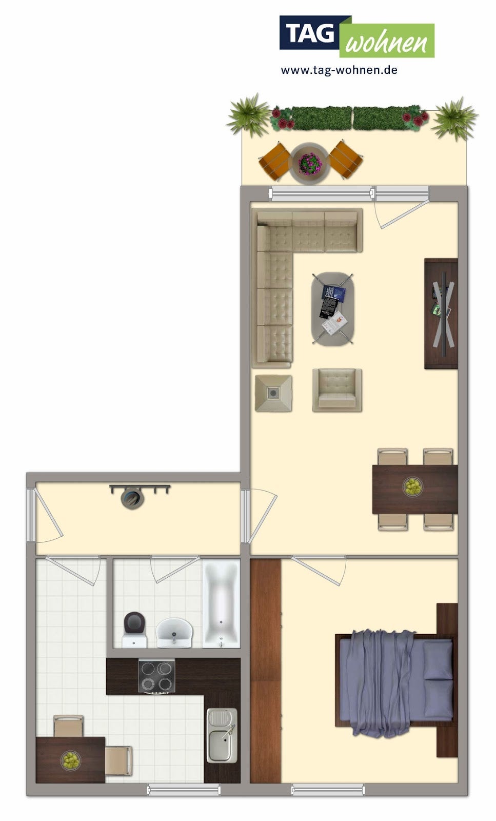 Wohnung Störtebekerstraße in Bergen auf Rügen