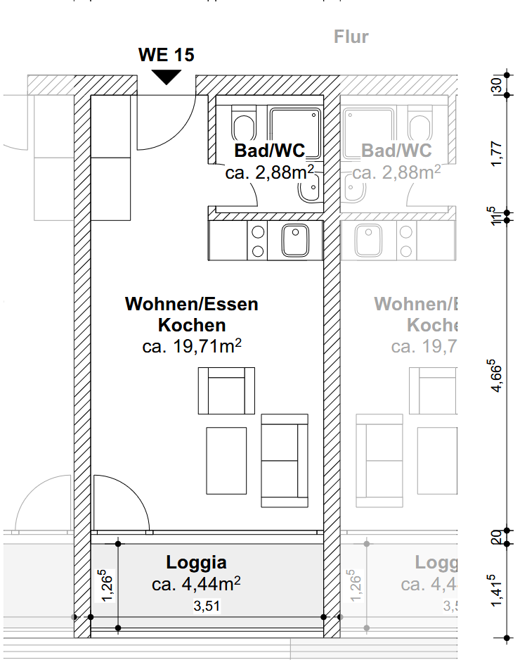 Wohnung Steinheimer Straße in Billerbeck