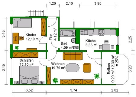 Wohnung Schützenplatz in Zeitz