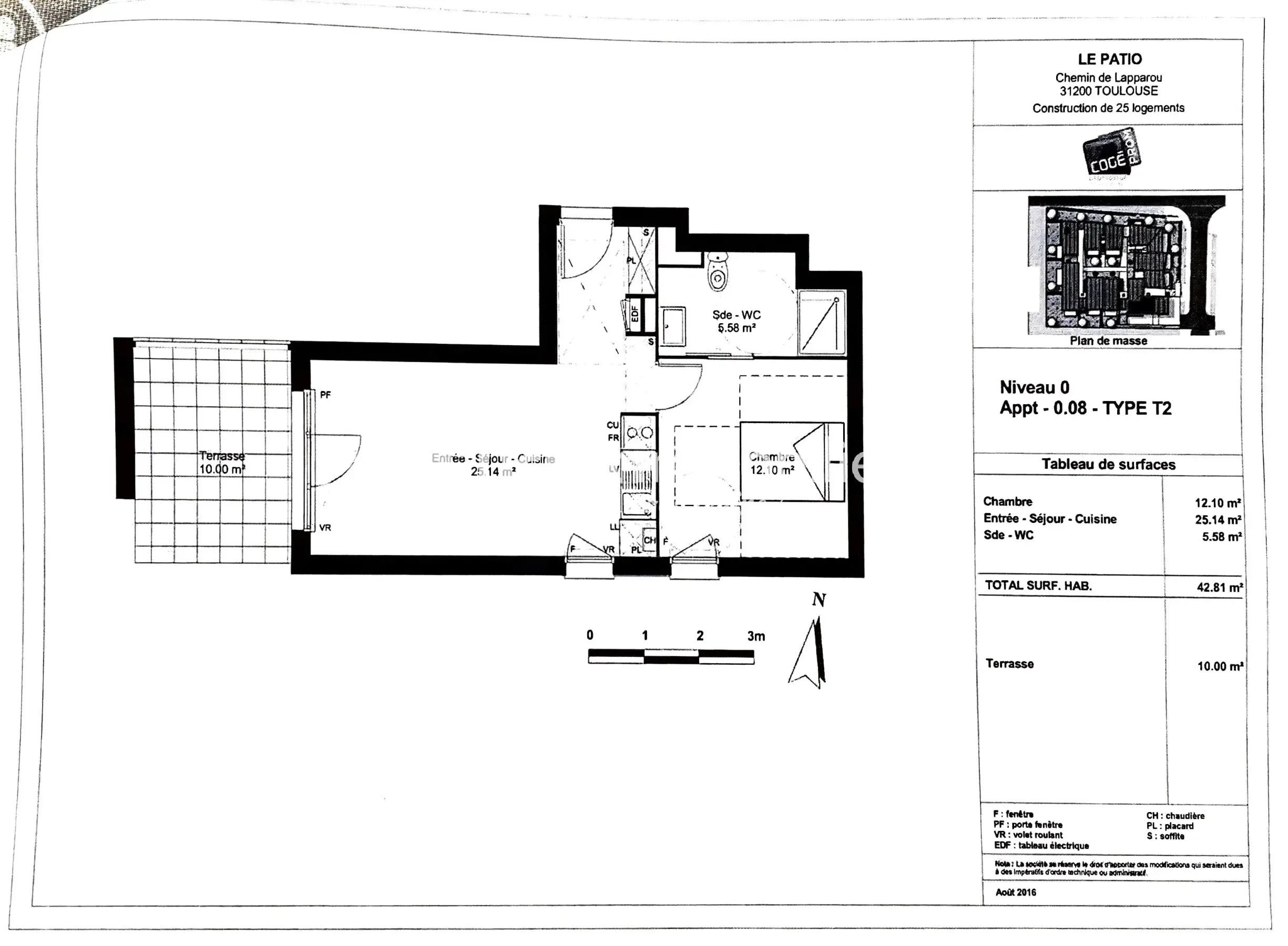 Appartement Chemin des Capelles à Toulouse