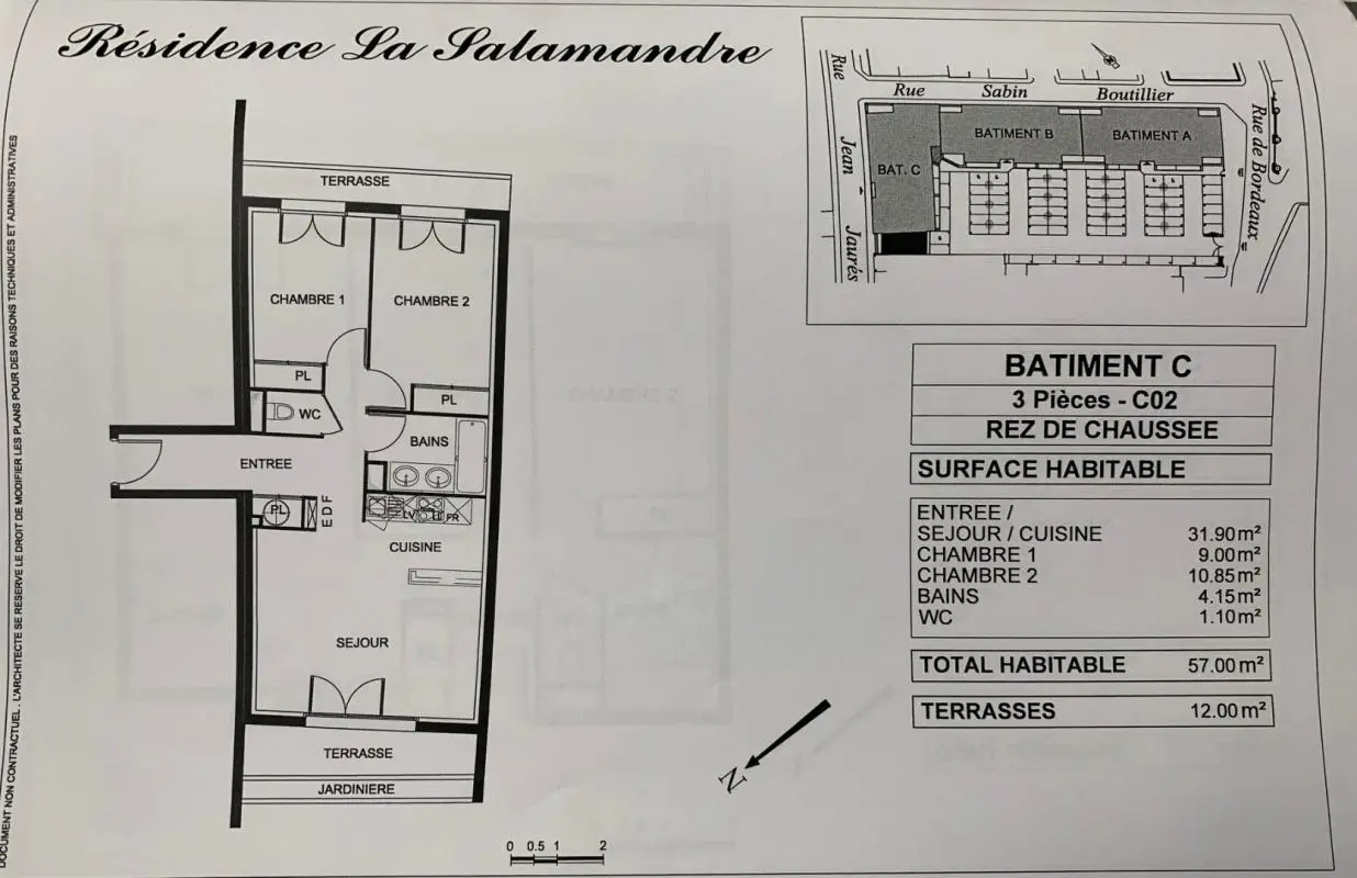 Flat Rue de Bordeaux in Cognac