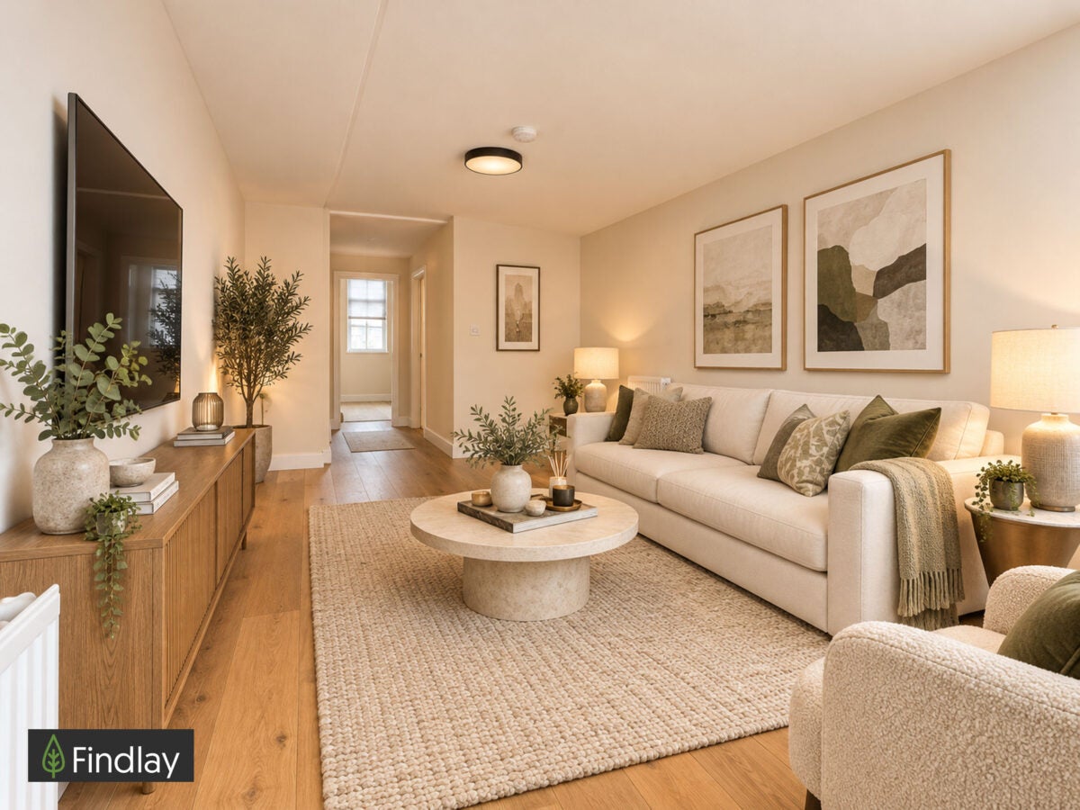 Flat Wharf Place in Greater London