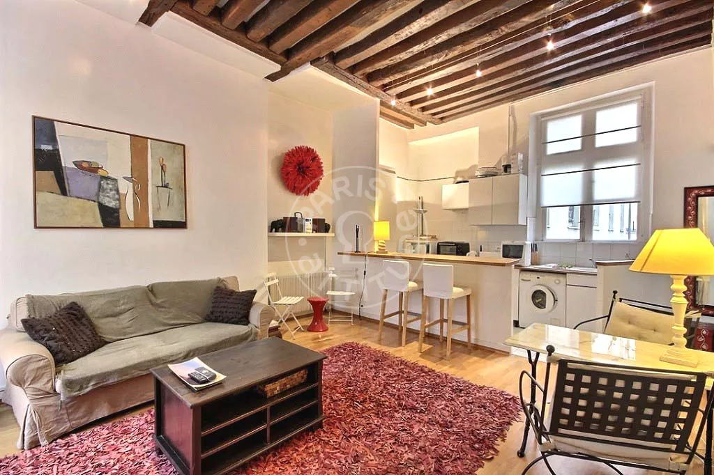 Flat Rue des Fontaines du Temple in Paris