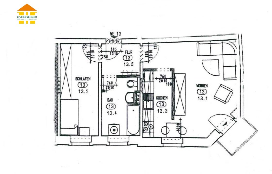Wohnung Uhlandstraße in Chemnitz