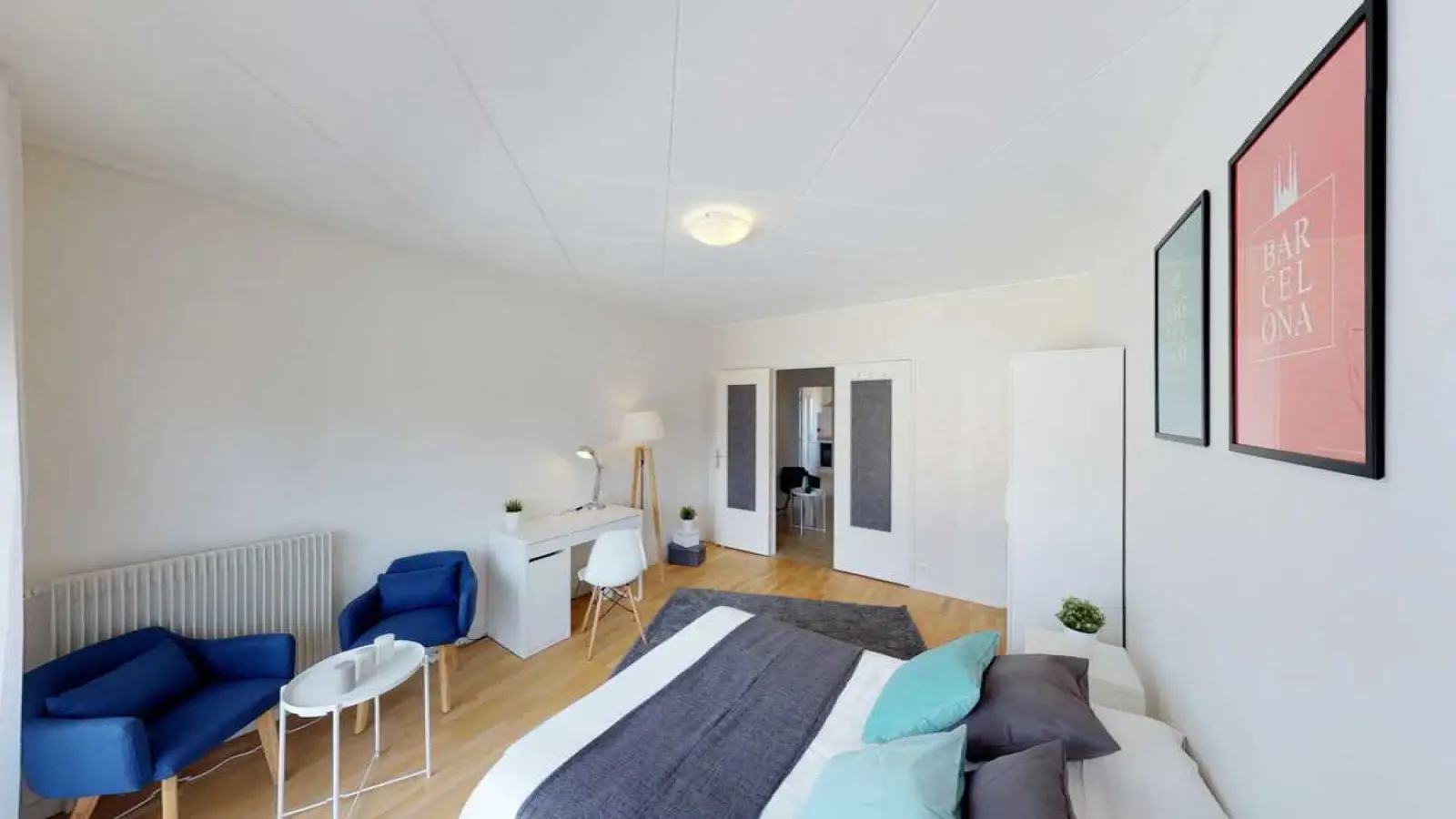 Chambre Rue Villon à Lyon