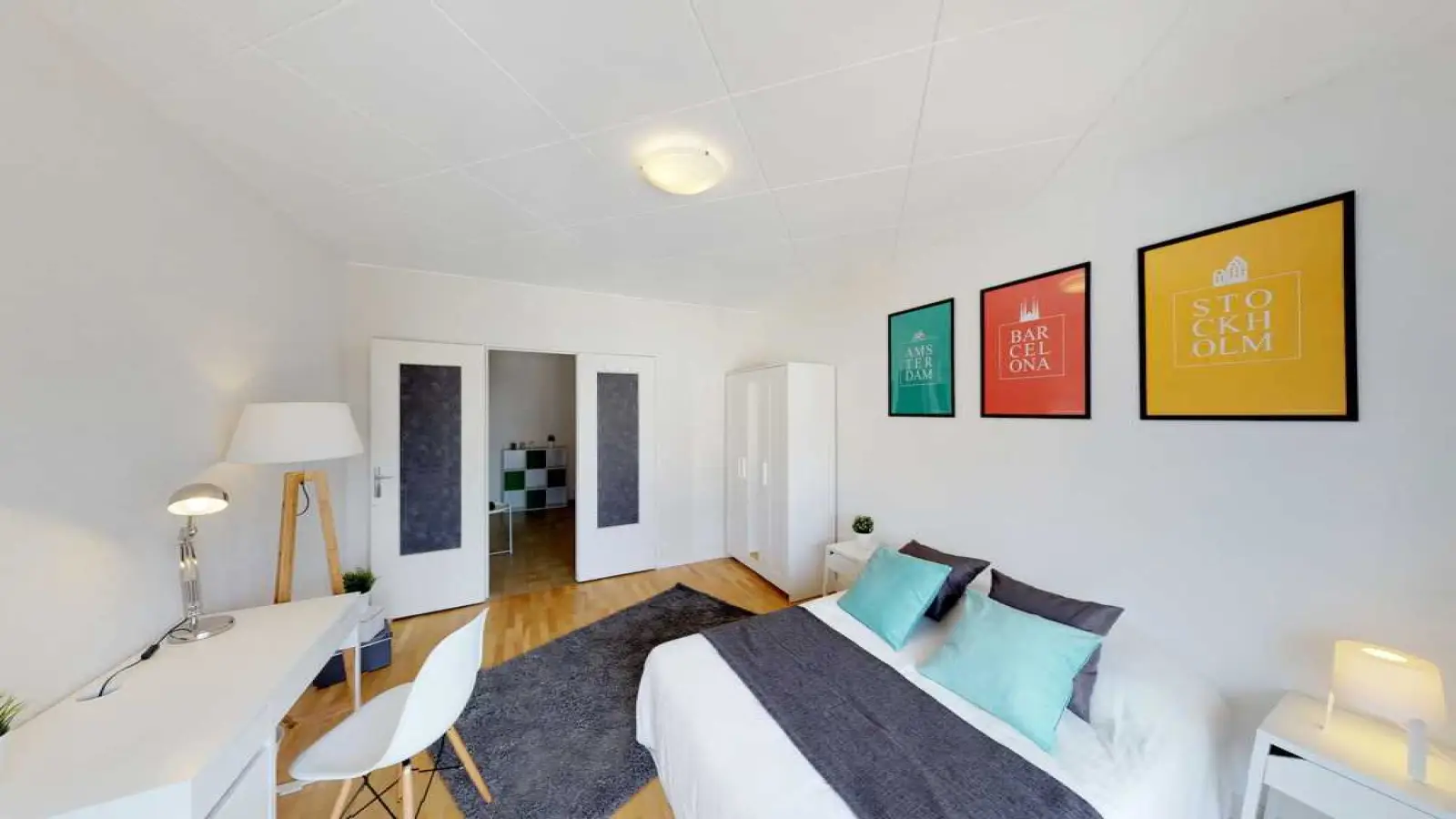 Chambre Rue Villon à Lyon