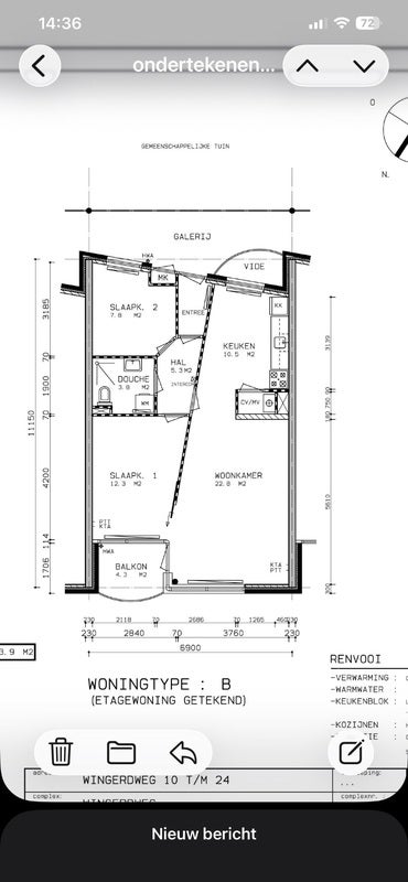 Appartement Wingerdweg 10