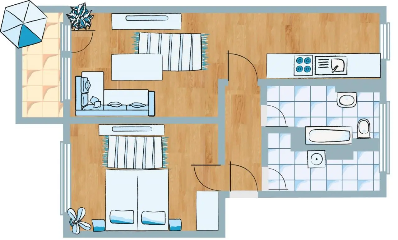 Wohnung Prager Straße in Brandenburg an der Havel