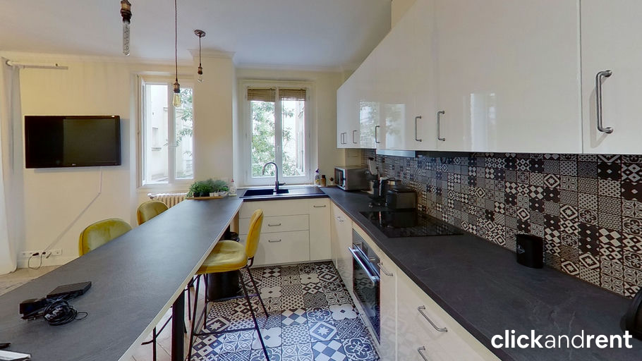 Flat Rue d'Alésia in Paris
