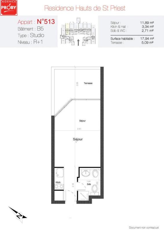 Chambre Place Valentin Hauy à Montpellier