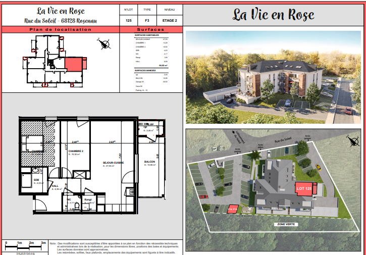 Flat Rue de Belfort in Village-Neuf