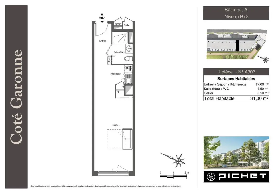 Appartement Allée des Bois à Lormont