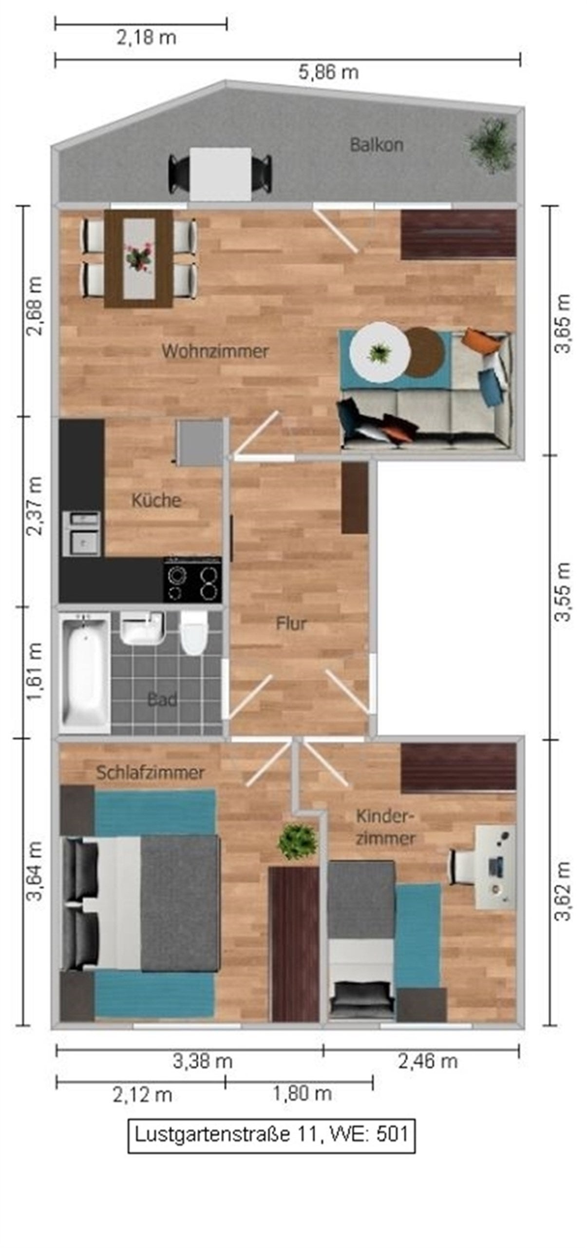 Wohnung Lustgartenstraße in Spremberg
