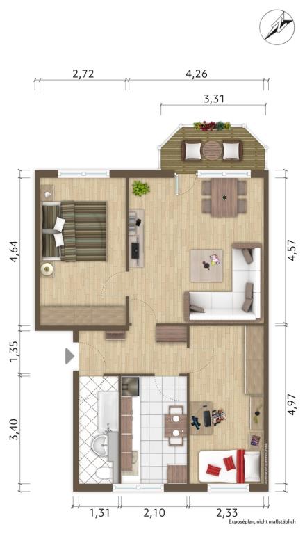 Wohnung Collinsstraße in Hoyerswerda