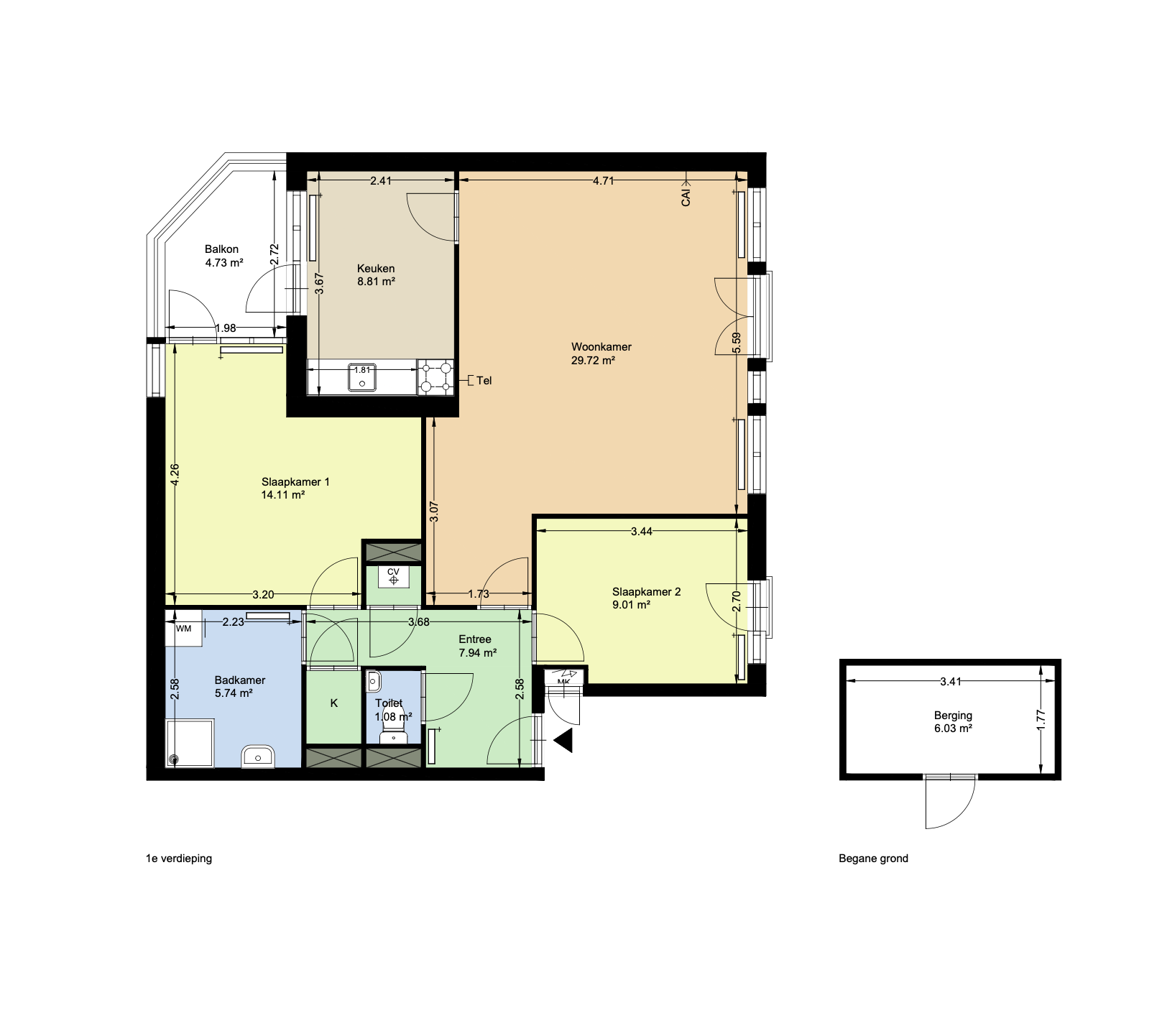 Appartement Tweede van Swindenstraat 16