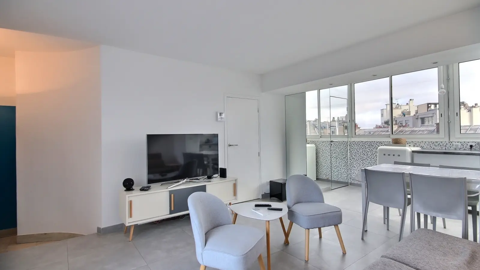 Flat Rue de Courcelles in Paris