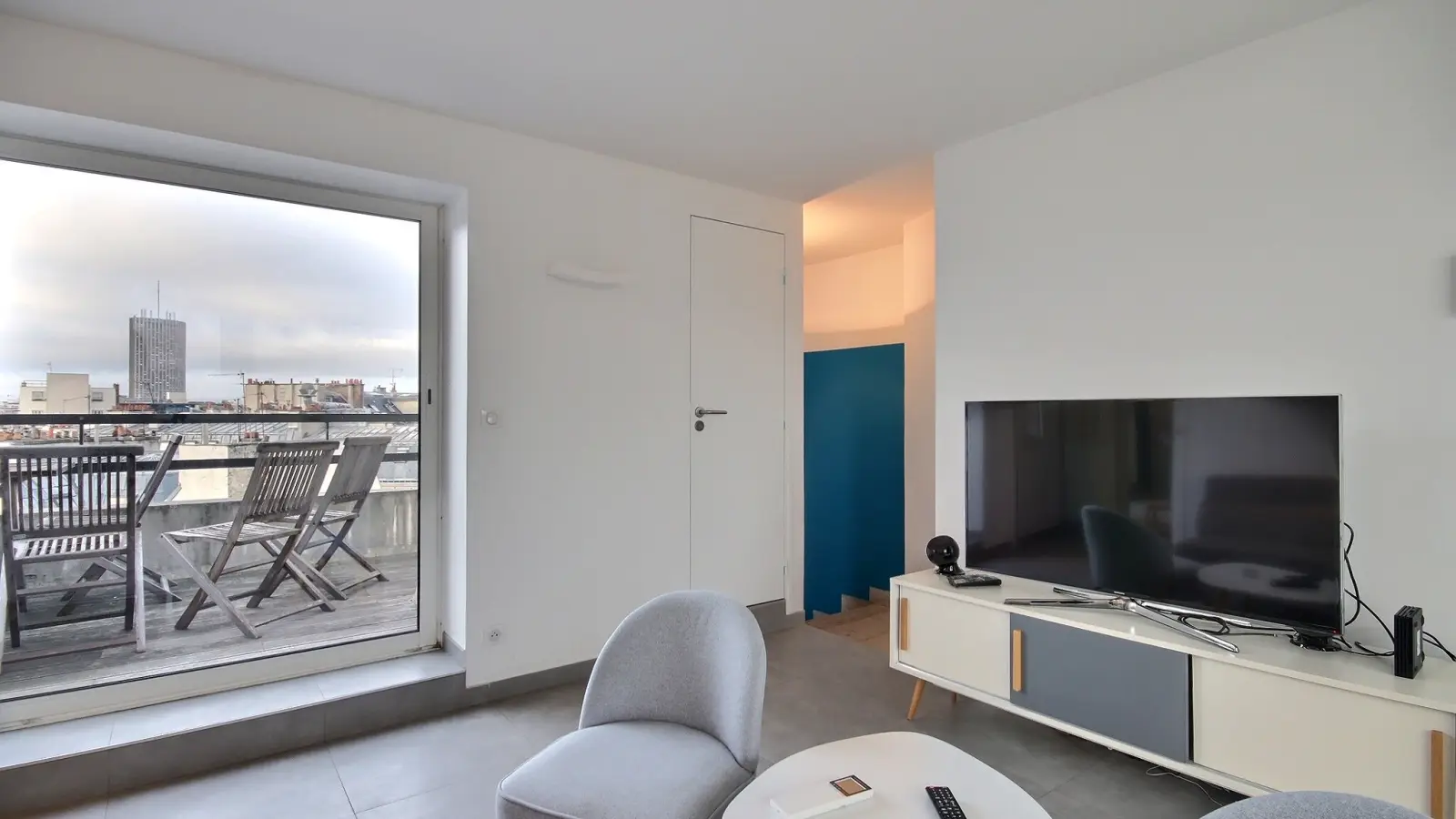 Flat Rue de Courcelles in Paris