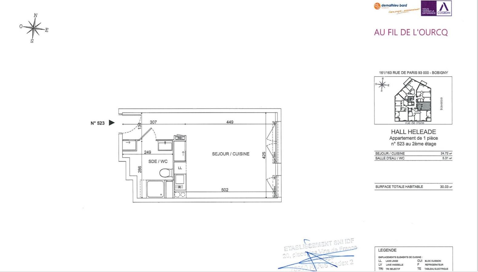 Appartement Sente Léonard de Vinci à Bobigny