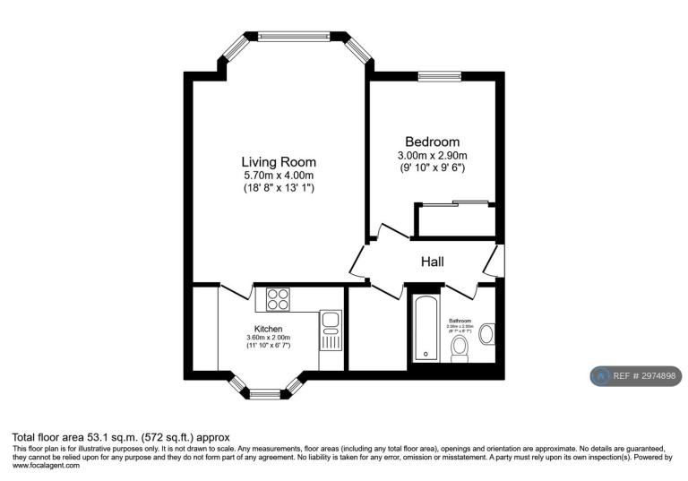 Flat Kirklee Place in Glasgow