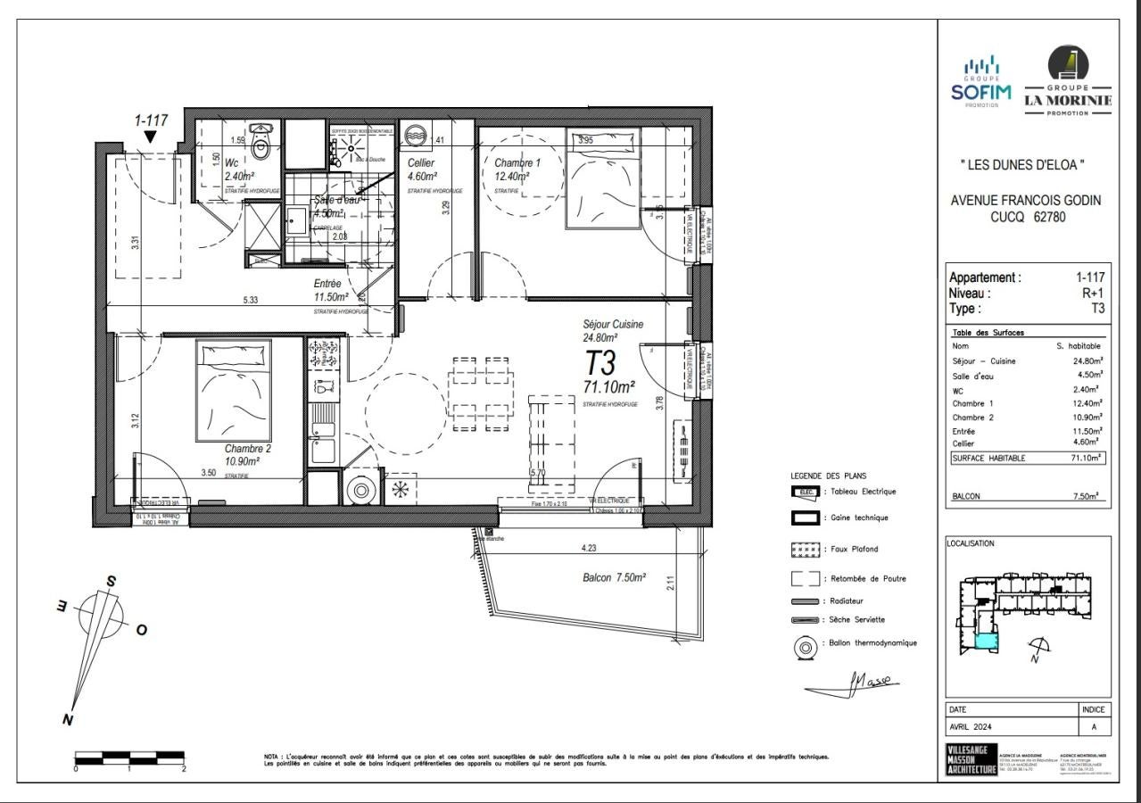 Appartement Avenue François Godin à Cucq