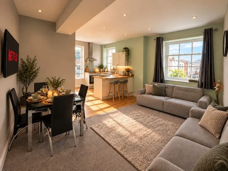 Flat Brunswick Square in Gloucester