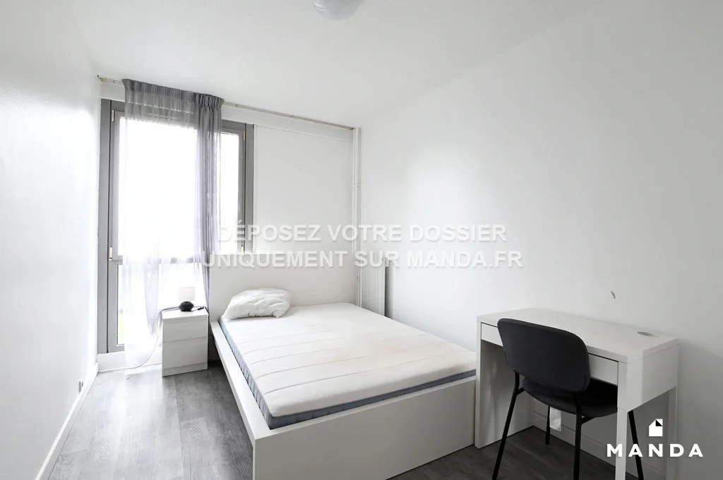 Chambre Place Jules Verne à Saint-Denis