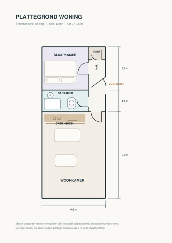 Appartement Vierwindenstraat 4
