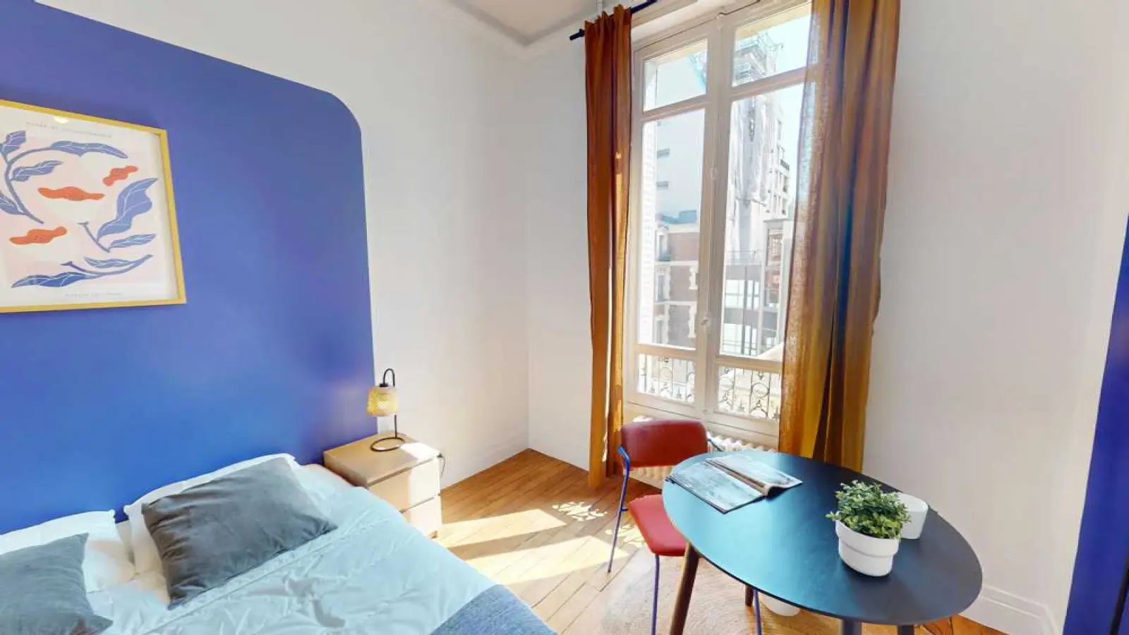 Chambre Rue Ampère à Paris