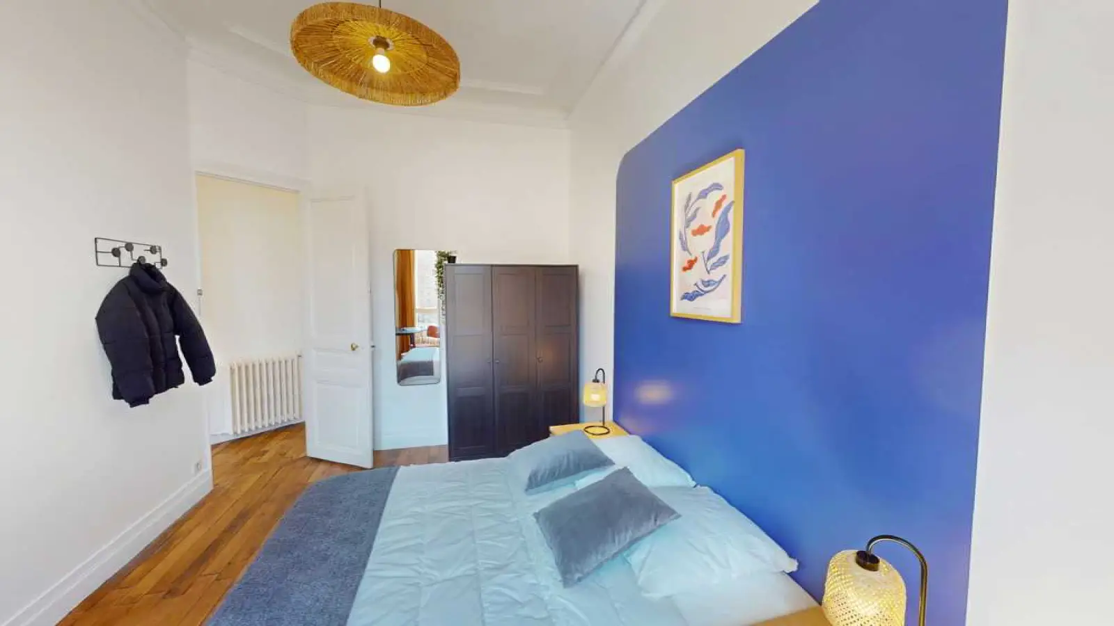 Chambre Rue Ampère à Paris