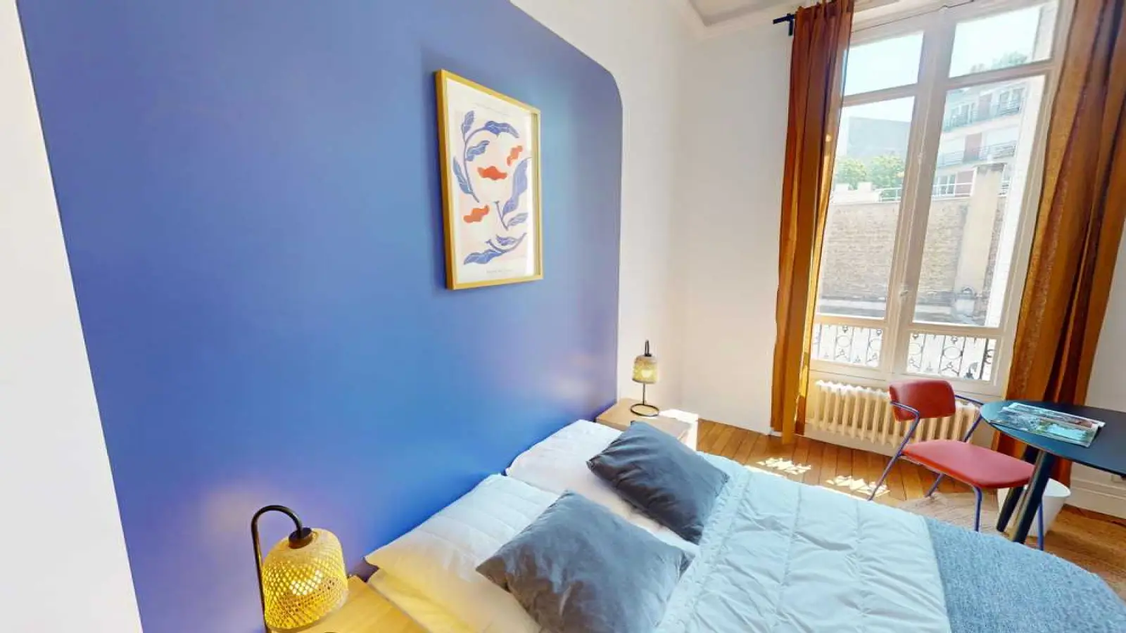 Chambre Rue Ampère à Paris