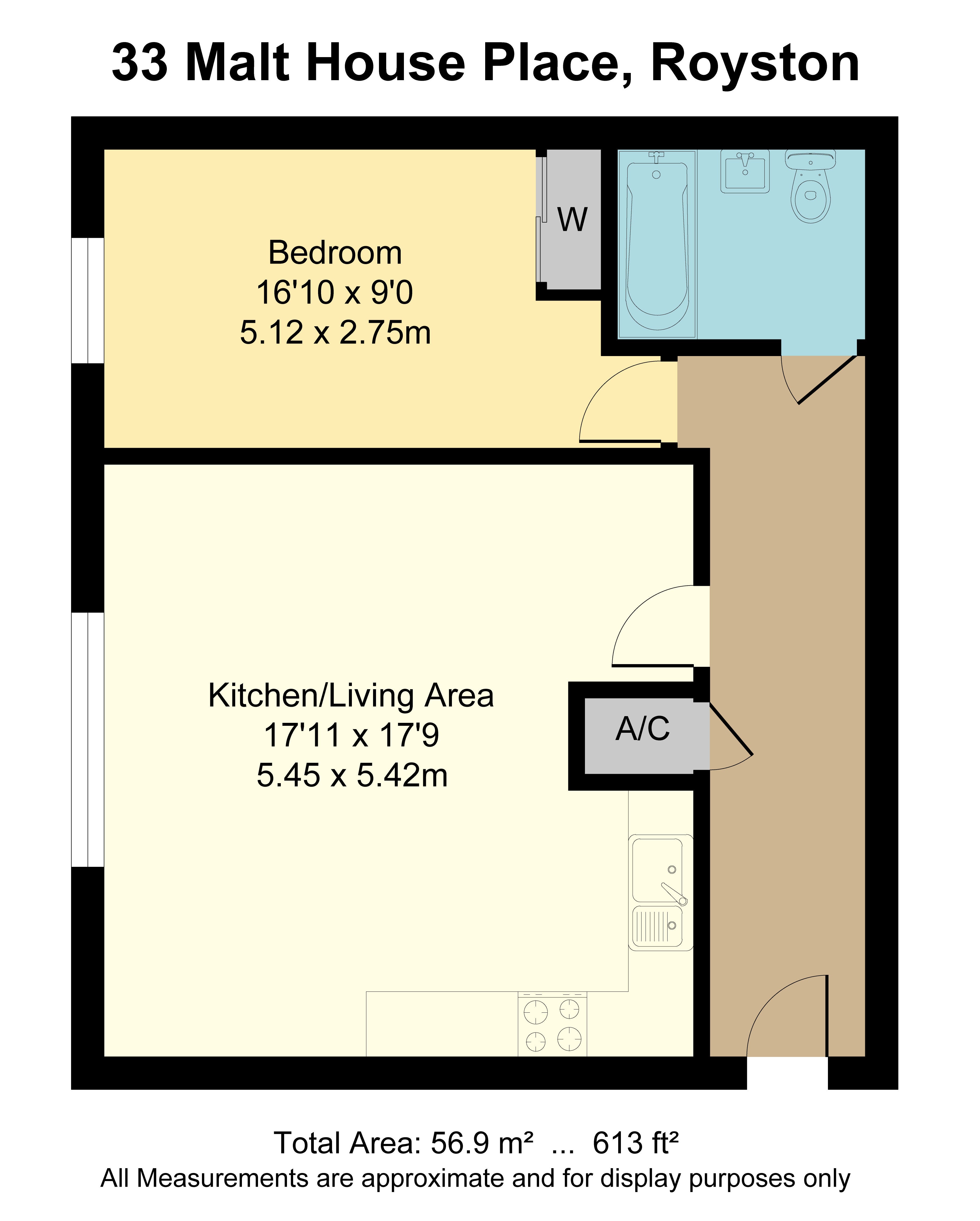 Flat Maltings Close in North Hertfordshire
