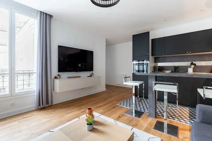 Flat Rue d'Oslo in Paris