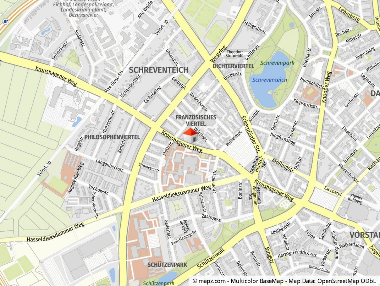 Wohnung Kronshagener Weg in Kiel