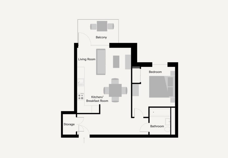 Flat Ashley Road in Greater London