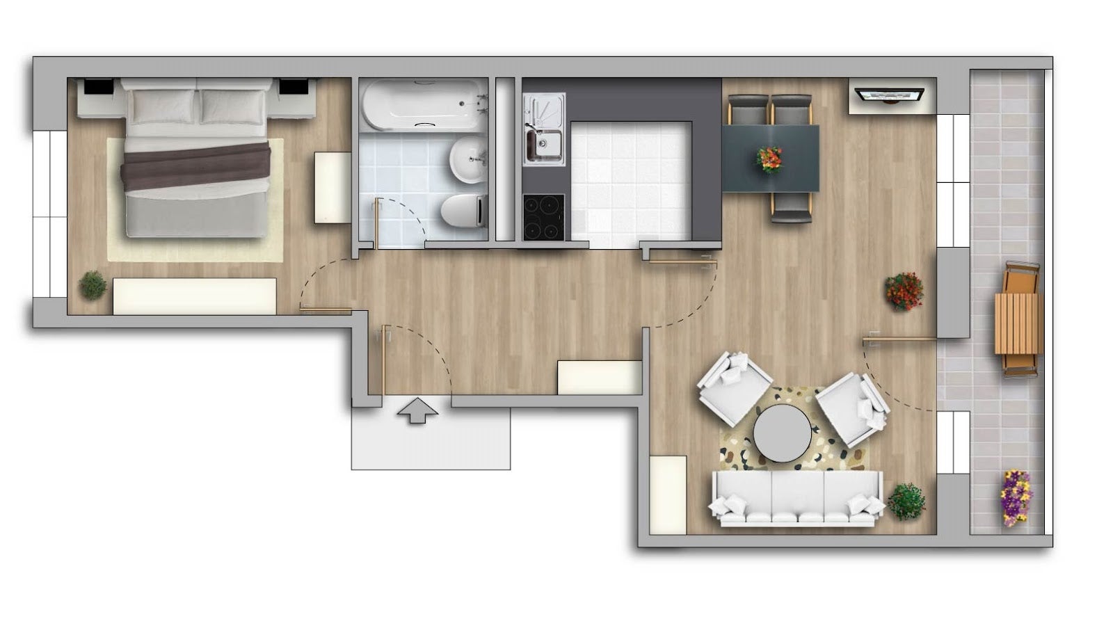 Wohnung Oleanderweg in Halle (Saale)
